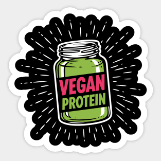 Vegan Protein Sticker